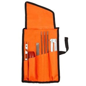 7 cái chuyên nghiệp Chainsaw chuỗi Mài kit công cụ thiết lập gỗ cứng xử lý + vòng/phẳng tập tin hướng dẫn thanh tập tin Mài công cụ - Product Image 6