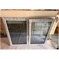 Ventana Abatible y Giratoria de PVC con Persiana Enrollable Manual de Aluminio, Apertura Lateral Abatible, Lateral Lateral Giratoria y Abatible, con Mosquitera Extraíble
