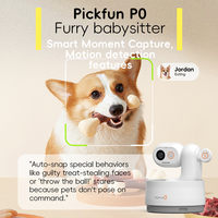 Système de caméra CCTV portable pour chien, étanche, interactif, avec intelligence artificielle, dispositif de suivi des animaux de compagnie connecté au téléphone mobile pour la surveillance des animaux