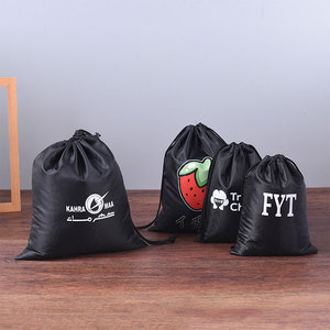 Sac de voyage professionnel robuste et imperméable pour le linge, pliable, en polyester, avec cordon de serrage et logo personnalisé - Product Image 5