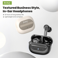 Écouteurs sans fil TWS HTC NE60 AI Translator, écouteurs intra-auriculaires sportifs avec amélioration des basses, annulation du bruit ambiant ANC