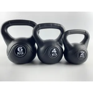 Snbo Acessórios de fitness com peso livre de alta qualidade Kettlebells de cimento 16kg Equipamento esportivo para academia Kettlebell