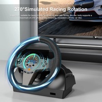 Volant de course de jeu avec levier de vitesses et pédale 270 °   Volant de course pour PS3/PS4/Switch/Xbox One/Xbox Series X/S