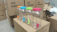 Nouveauté Été 2026 : Pichets en plastique PET de 1 gallon avec robinet pour jus et fêtes, idéaux pour la revente (3800ML, 2500ML)