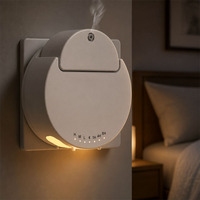 Diffuseur d'arômes intelligent sans eau pour la maison et les hôtels, avec logo personnalisé, commande intelligente, prise murale, diffuseur d'huiles essentielles avec lumière nocturne