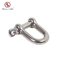 Émerillon de sécurité en acier inoxydable 304 de type européen robuste en forme d'arc pour connexion de chaîne, matériel de levage industriel