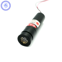 Module de diode laser à ligne rouge à angle d'éventail de 30 degrés 650nm 5mW Laser 5v