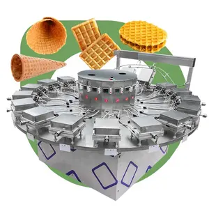 Automatische Loempia Wafel Vis Ijs Kegel Productielijn Communion Host Stick Maken Machine