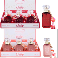 Coffret de 12 parfums Cirline Vanilla Freak pour femmes, 15 ml, flacon en forme de beignet, parfum longue tenue, EDP, fragrance féminine
