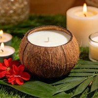Bloc de cire de coco à faible point de fusion pour bougies aromatiques et cire de massage – Matière première DIY