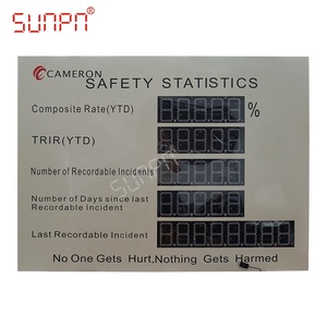 <span class=keywords><strong>Led</strong></span> sicherheit <span class=keywords><strong>display</strong></span> bord zeichen warnzeichen sicherheit schrank mit fernbedienung - Product Image 2