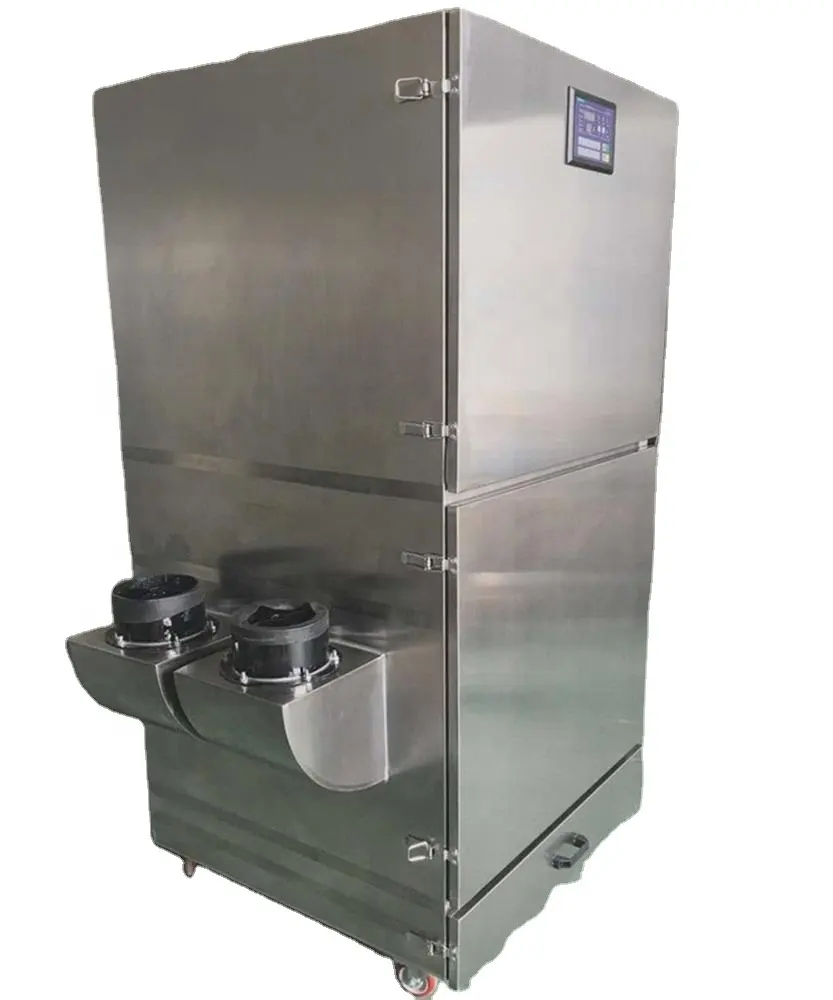 Stainless steel mobile explosion proof dust collector for flour powder