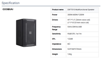 MIS-DXF7010-1200W système de son passif professionnel simple 10 pouces pour KTV