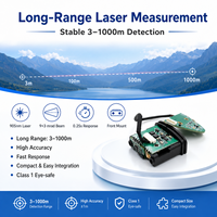 Modul Pengukur Jarak Laser 1000m 905nm untuk Pemetaan Drone UAV, Penahan Ketinggian, Penentuan Posisi, Sensor LiDAR DToF, Ringan 12g