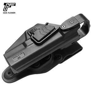 Gun&Flower wapenholster voor (9mm) met duimontgrendeling + <span class=keywords><strong>paddle</strong></span>, geschikt voor tactische activiteiten - Product Image 4