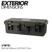 Boîte à outils d'extérieur vide, étui de transport pour outils, étanche IP67, anti-poussière, en plastique PP, valise de protection rigide