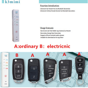 AIKKEY K3 Mini Veículo Chave Programa Ferramenta Chave Fabricante e Gerador com 5pcs AIK Ferramenta De Serralheiro Download Burner Mini K3 Tool Set - Product Image 3