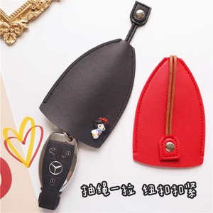 Jolie pochette pour clés de voiture, design universel en forme de lapin rose, pour femmes, usage quotidien - Product Image 2