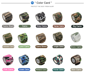 Tùy Chỉnh Tự Dính Latex Miễn Phí Băng Hình Xăm Đàn Hồi Gắn Kết Băng Bọc 5Cm X 4.5M Đa Màu Sắc Cho Bìa Grip - Product Image 5