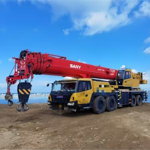 Crane Mobile Teleskopik 5-Bagian STC800T5 Kapasitas Angkat 80 Ton Bekas Profesional untuk Dijual - Product Image 1