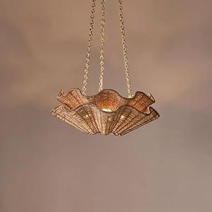 Grote Nordic Rotan Hanger Kroonluchter Handgeweven Jute En Bamboe Lamp Voor Hotel Lobby Woonkamer Restaurant Decoratie - Product Image 6