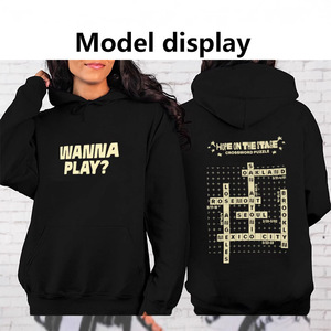 Sweat-shirt à capuche surdimensionné personnalisé en molleton à manches longues coupe ample style streetwear pour hommes et femmes - Product Image 1