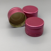 Tapa de Rosca de Aluminio Anodizado Personalizada Resistente a Altas Temperaturas de Grado Alimenticio, Tapa Ropp a Prueba de Manipulación para Botellas de Vidrio