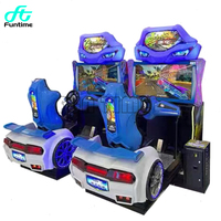 Dynamic 42 LCD Arcade Console de jeu vidéo à pièces Simulateur de course de voiture Machine d'amusement de divertissement intérieur pour FEC