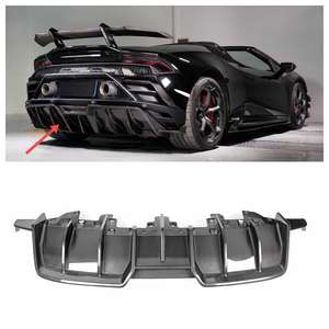 Pare-chocs arrière en fibre de carbone sèche EVO de haute qualité 19 ans adapté au diffuseur en fibre de carbone <span class=keywords><strong>Lamborghini</strong></span> Huracan EVO - Product Image 1