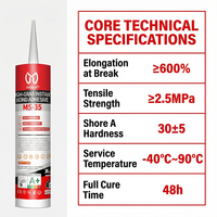 Adhésif structurel instantané haute résistance MS-35, écologique, multi-surfaces, modifié au silane et polyéther, pour le travail du bois