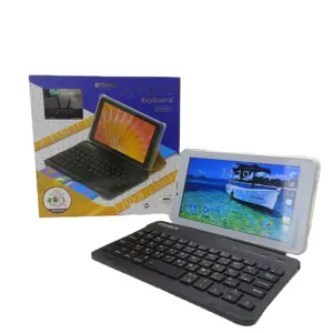 New Arrival 7 Inch Display Screen SC7731C Android 12 OS Tablets GPS 2 In 1 Tablet PC With BT Keyboard
