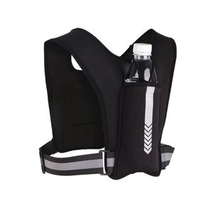 Sublimation Athletic <b>Reflective</b> <b>Running</b> <b>Vest</b> Phone Holder Bag Backpack Sports Training Fitness Mens Women Hydration Chest Bag - Product Image 4