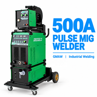 Nouvelle machine à souder à l'arc MIG/GMAW à impulsions 500A, refroidissement par eau à impulsions numériques pour l'acier, l'acier inoxydable, l'aluminium - MultiMIG500P