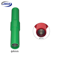 Adaptateur de prise banane isolée JZDZ 4 mm femelle-femelle pour l'électronique, les onduleurs, les équipements industriels J.20009