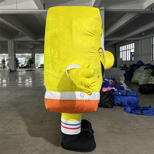 Vente en gros Costume de mascotte personnage de dessin animé gonflable <span class=keywords><strong>Patrick</strong></span> Star Sponge-<span class=keywords><strong>Bob</strong></span> SquarePants Costumes de mascotte pour spectacle de fête - Product Image 2