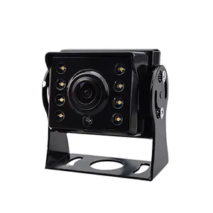 HDトラックカメラSonyCCD120度IRナイトバージョン8 LEDバスバックアップカメラキット (ヘビーデューティー & トラック用システム用)