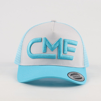 Gorra Trucker de 5 Paneles al por Mayor, Personalizada con Logotipo Bordado en 3D, Ajustable, Transpirable, de Malla, para Correr, Deportiva, Unisex