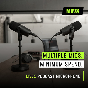 TNH <strong>MV7X</strong> XLR Dynamic Podcast Microphone for Studio Recording Voiceover and Broadcasting - Product Image 5