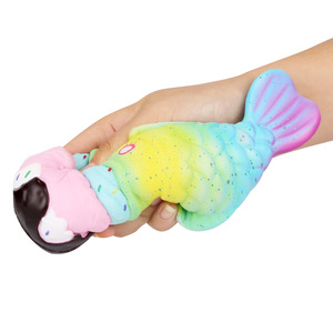 TPE Slow Rebound Fish Ice Cream Toy Soft <b>Squishy</b> Fidget For Kids Age 5 To 7 Years Unisex - Product Image 4