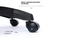 Chaise de jeu de course en promotion avec accoudoirs 2D réglables, dossier haut et pivotant, idéale pour le gaming e-sport à domicile ou au bureau sur PC