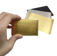 13,56 МГц Премиум NFC-визитка на 504 байта, двусторонняя, из нержавеющей стали, водонепроницаемая, всепогодная, металлическая, персонализированная