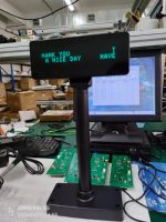 Écran VFD 2x20 lignes USB WiFi Bluetooth avec rétroéclairage bleu-vert pour terminal de point de vente de supermarché