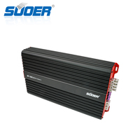 Amplificateur de voiture 4 canaux classe AB BP-200.4 4x120W/200W avec filtres de croisement, SNR >103dB et réponse en fréquence 10Hz-20kHz, 12V