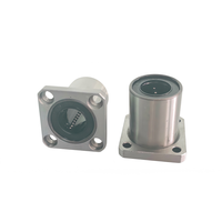 Roulement linéaire à bride LMF12UU LMK12UU LMH12UU |   Douille de fixation à 4 trous pour mouvement de précision en acier chromé CNC P6