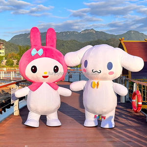 Disfraz De Mascota Inflable Gigante De Kuromi Y Melody Traje Inflable De Gato Personajes De Dibujos Animados Anime Cosplay Vestido Publicidad Carnaval - Product Image 2