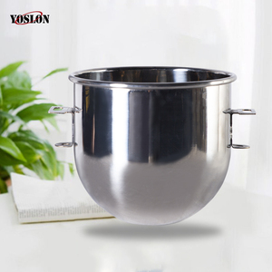 Yoslon accesorios de mezclador planetario, 10L 20L 30L 40L 50L 60L 80L tazón extraíble de acero inoxidable para mezclador de masa de pan/ - Product Image 6