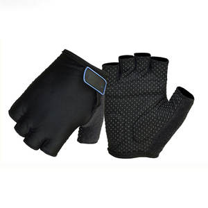 Gants de cyclisme demi-doigts de haute qualité avec coussinet en mousse antidérapante à prix économique fabriqués au Pakistan - Product Image 4
