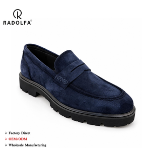 <span class=keywords><strong>Mocassini</strong></span> da <span class=keywords><strong>Uomo</strong></span> in Pelle Scamosciata con Suola Chunky, Scarpe Casual Morbide RADOLFA, Calzature Eleganti per Business - Product Image 1