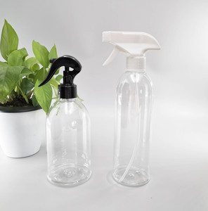16Oz 500Ml/750Ml Bullet Shape Pet Nhựa Làm Sạch Chai Xịt Cho Nhà Làm Sạch Chai Và Giải Pháp Làm Sạch Sử Dụng Thương Mại - Product Image 2