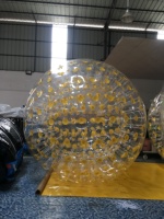 Boule de hamster gonflable zorbing, boule de marche d'eau zorb